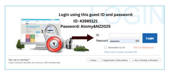 Atomy Login